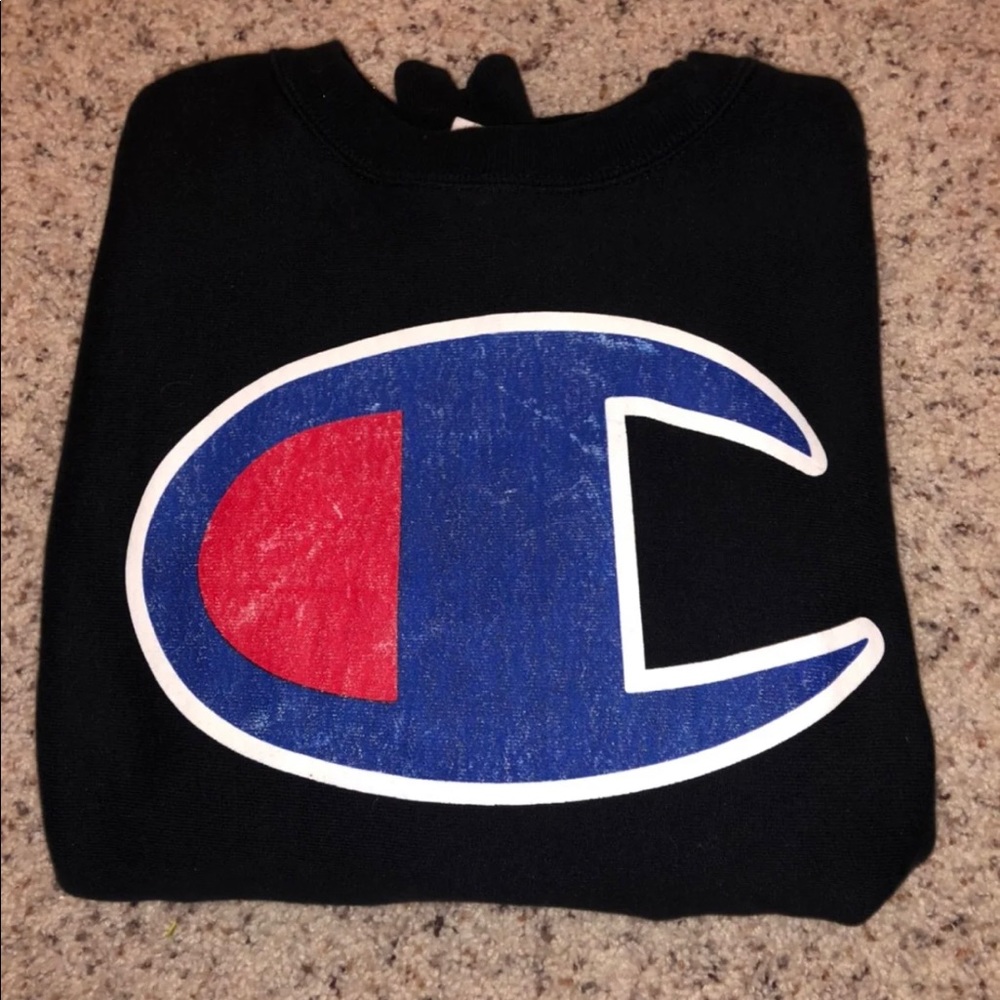 Distressed Champion Hoodie